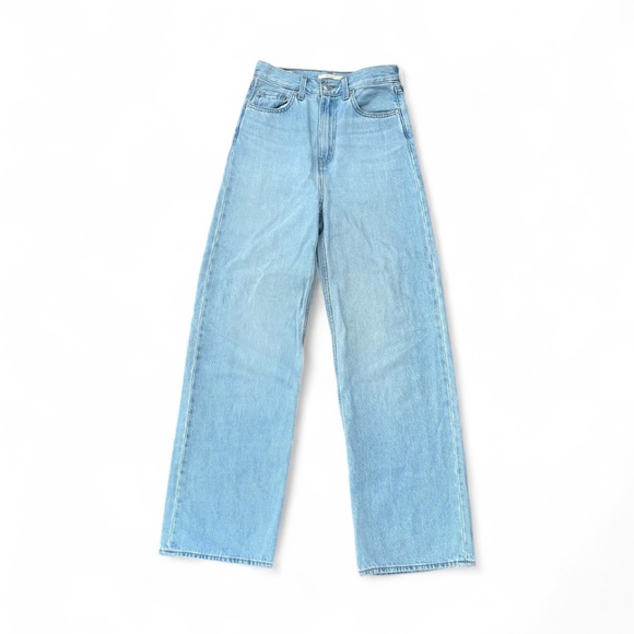 Levi’s Premium High Loose Jeans Med Wash Sz 25 - EUC - Picture 3 of 10